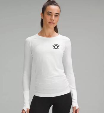 Swiftly Tech Long Sleeve Race Length Logo