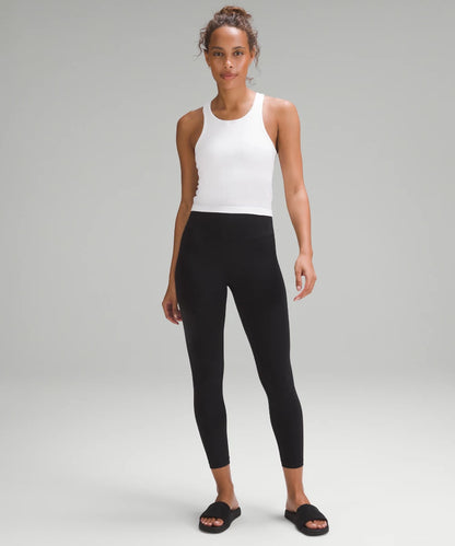 Align High Rise Pant 25" Logo - Black