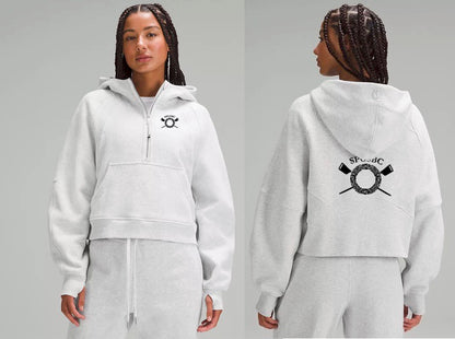 Scuba Oversized Half-Zip Hoodie - Logo